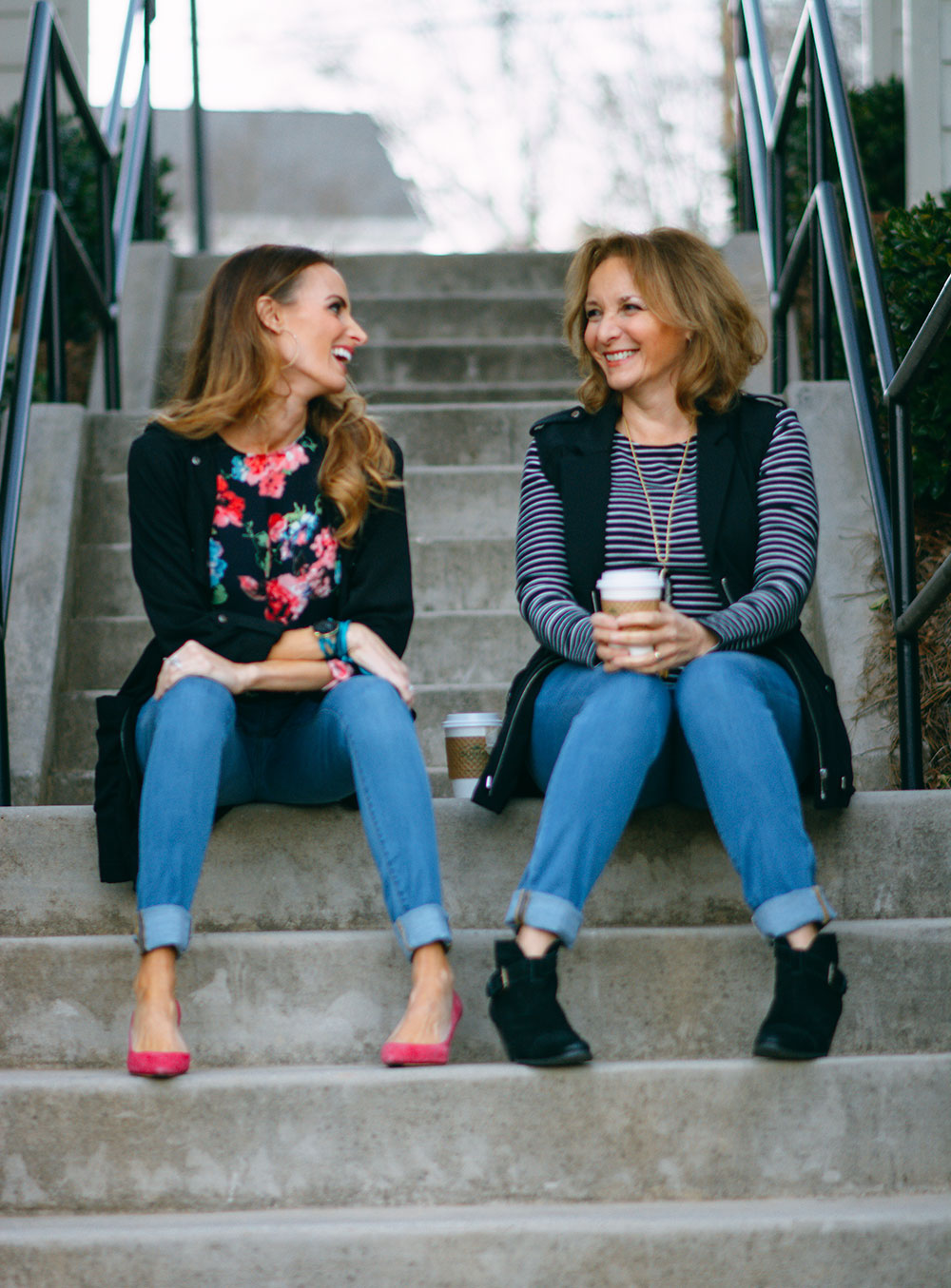Mom and Me Style: Shapely Jeans and Utility Wear