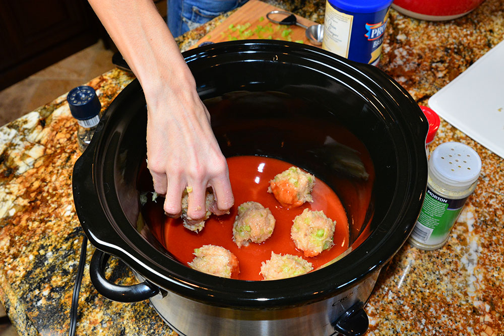 Buffalo Chicken Meatballs