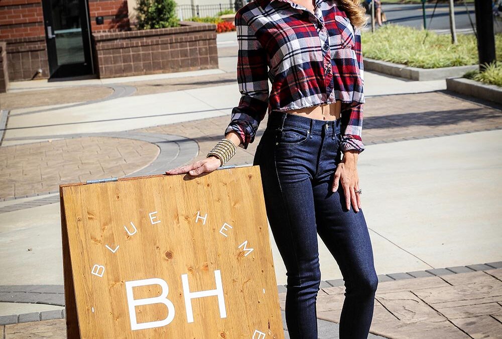 Fall Denim Styling with Blue Hem Boutique