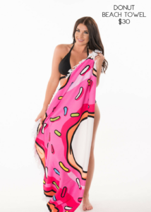 Samantha Busch Murph Boutique Donut Beach Towel