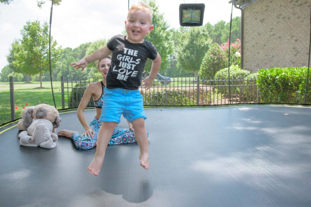 Jumping For Joy With Springfree Trampoline Samantha Busch
