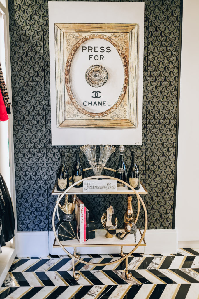 How To Style a Glam Bar Cart | Samantha Busch