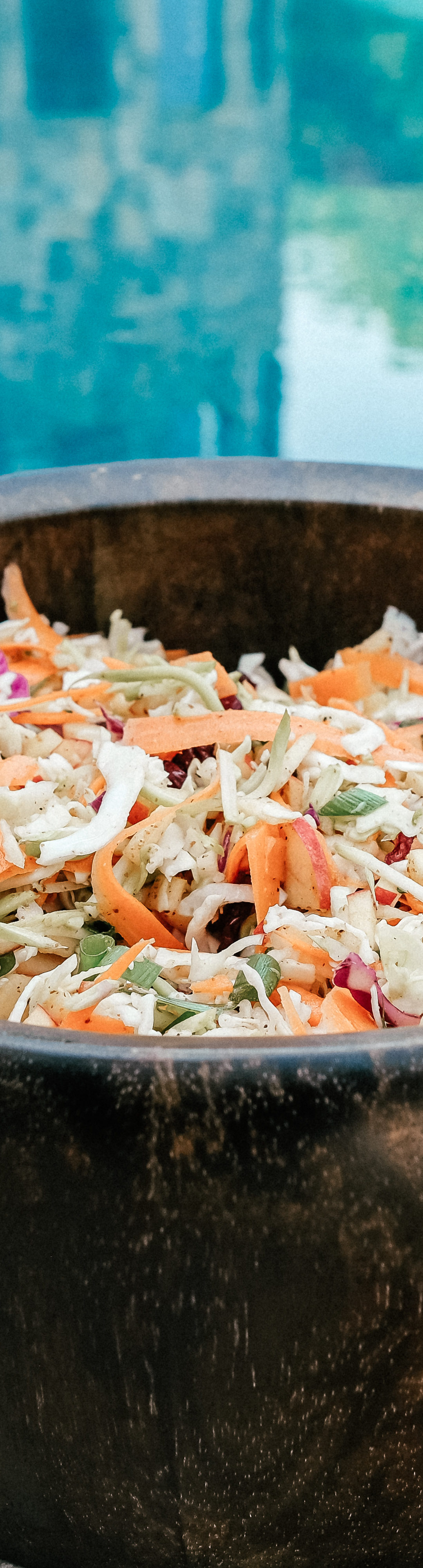 Healthy, Dairy Free Coleslaw for your Memorial Day Cookout