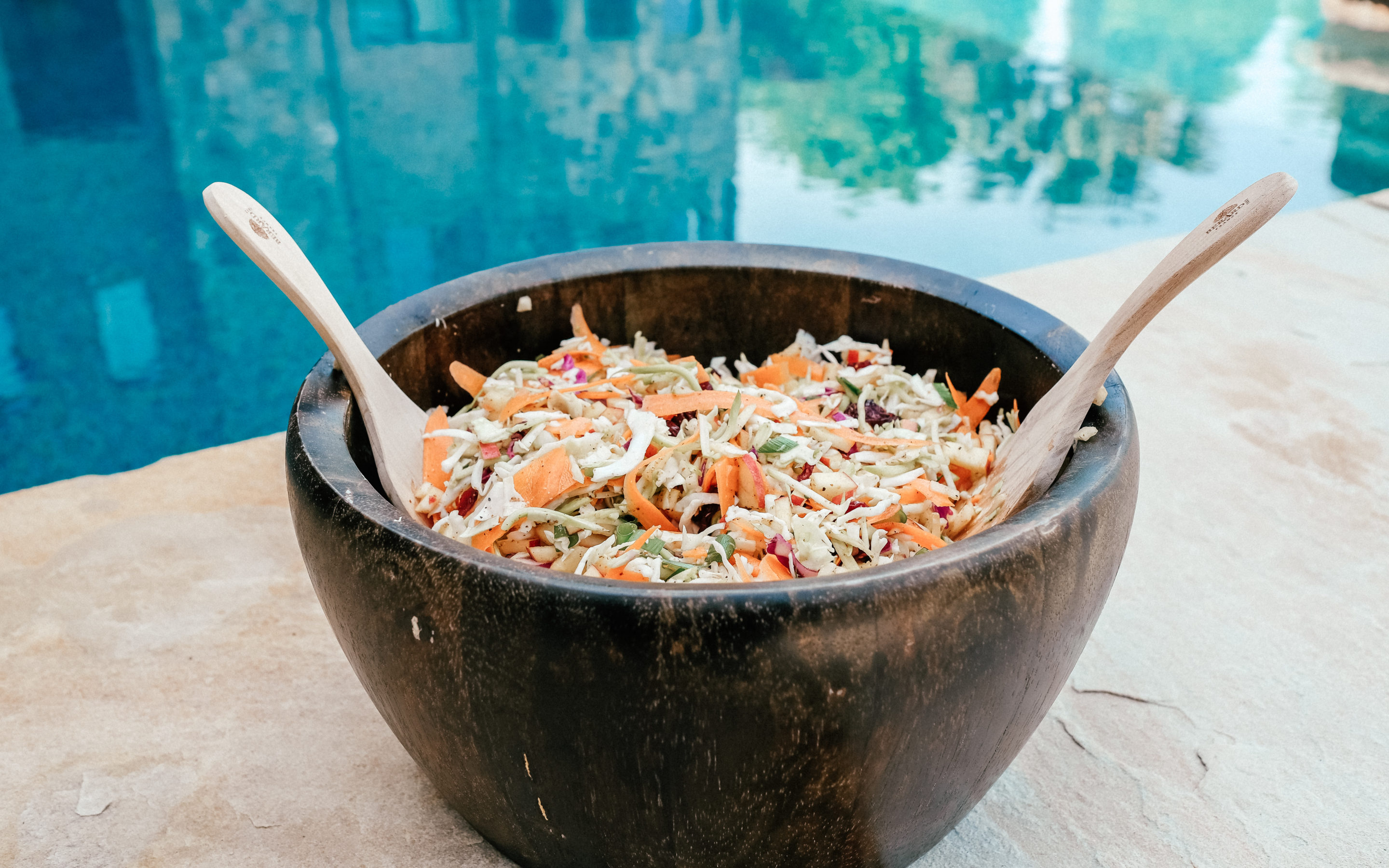 Healthy, Dairy Free Coleslaw for your Memorial Day Cookout